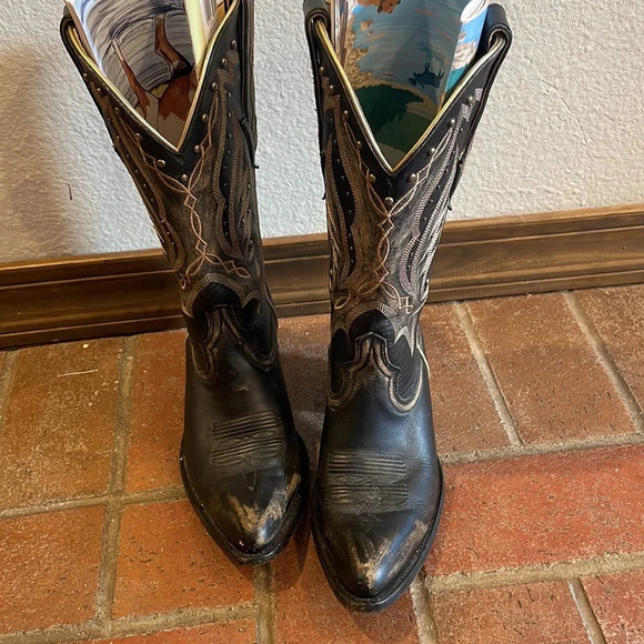 Idyllwind Go West Western black cowboy Boots‎ - Round Toe - Picture 9 of 12